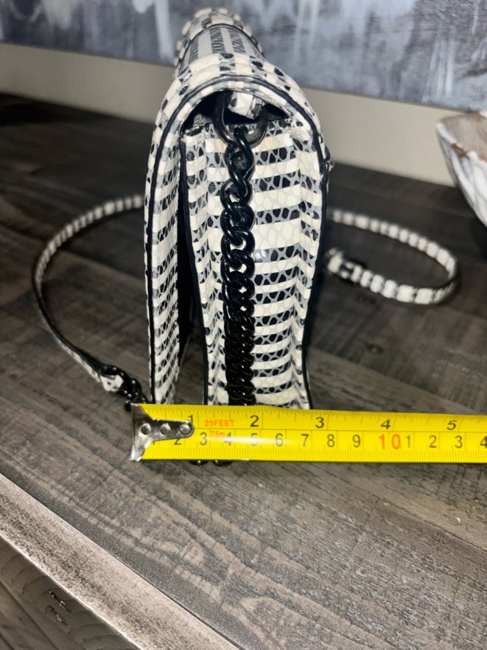 Rebecca Minkoff Striped Snake Small Love Crossbody - Picture 15 of 15